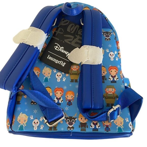 Loungefly x Disney Frozen Chibi Print Mini Backpack NWT - Picture 6 of 15